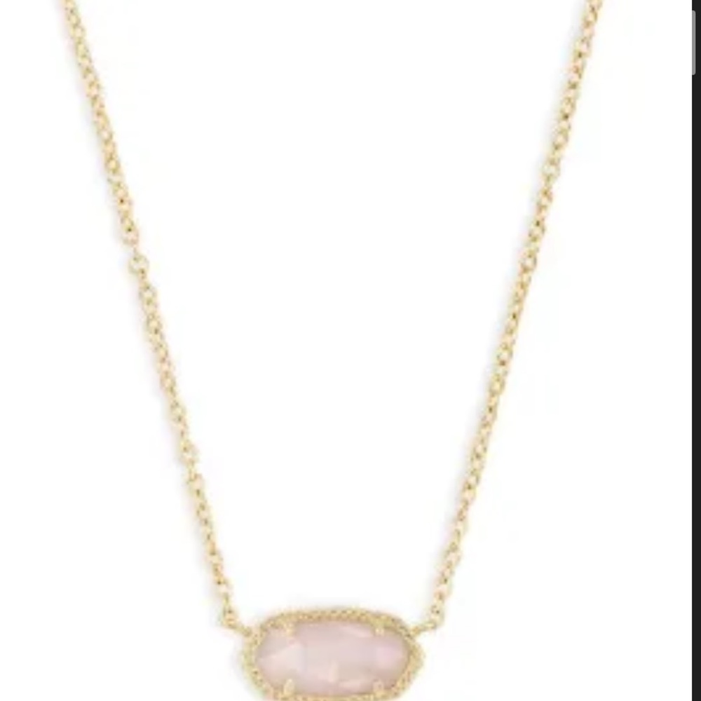 Kendra Scott Elisa Pendant - Rose Quartz